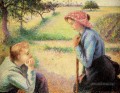 la conversation 1892 Camille Pissarro